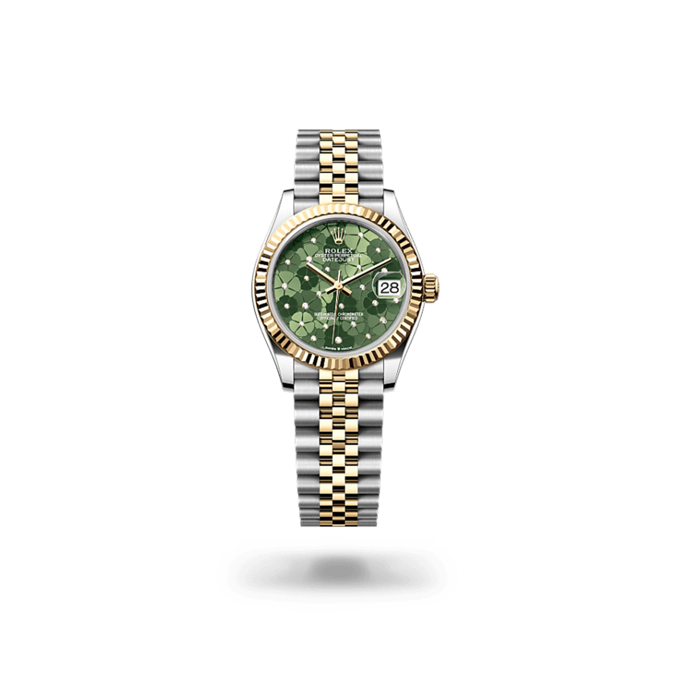 R01ex 31mm R01ex datejust olive green floraljubilee 278273-0032